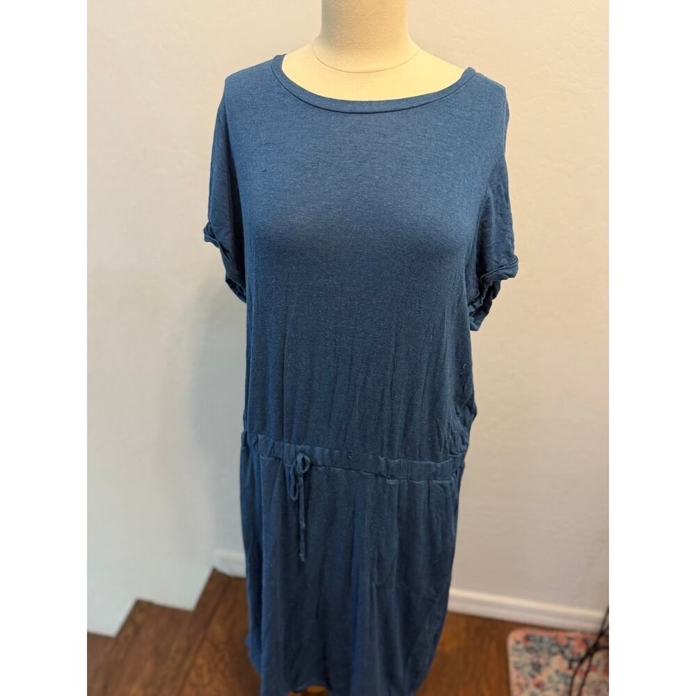 Blue tee shirt dress
